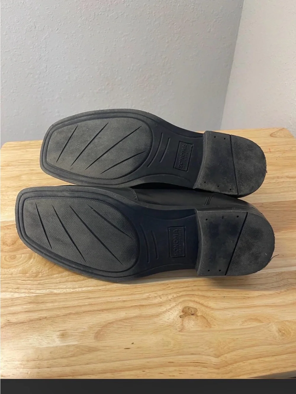 Sonoma Black Slip-On Kids Dress Shoes